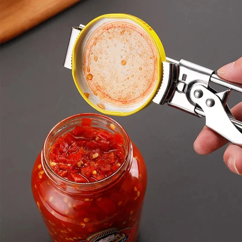 Adjustable Bottle Cap Opener Stainless Steel