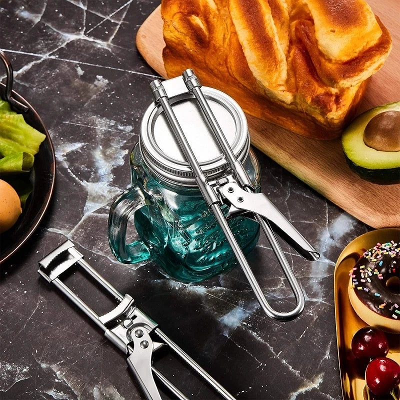 Adjustable Bottle Cap Opener Stainless Steel