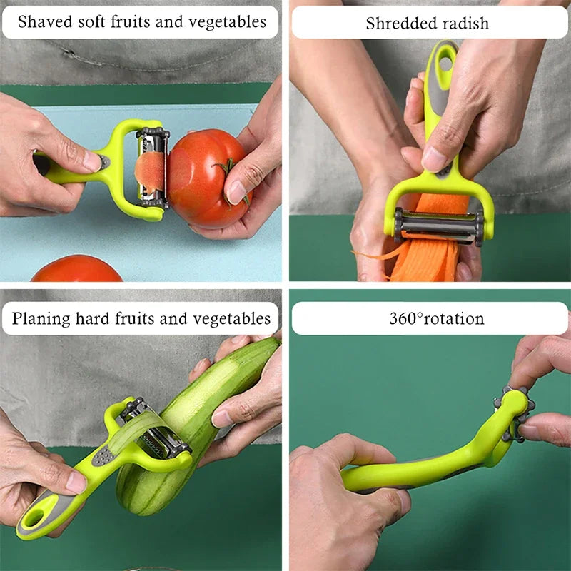 Rotary Peeler 3-in-1